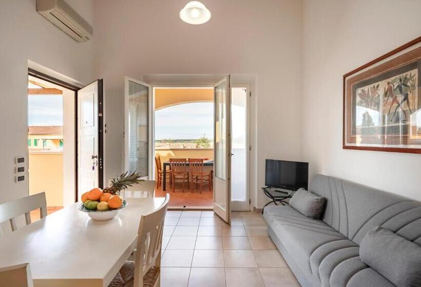 Апартаменты 2 спальни Вид на Бассейн, Ombra Verde Residence E B&b