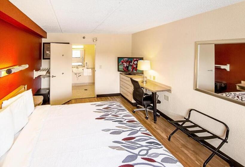 Номер Стандарт Кровать Кинг Адаптированный для Инвалидов, Red Roof Inn Pittsburgh North  Cranberry Township