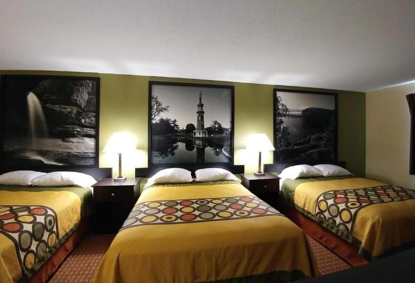 חדר סטנדרט עם מיטת קינג, Super 8 By Wyndham Dekalb Il