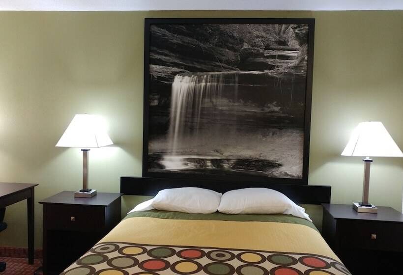 חדר סטנדרט מותאם לאדם עם מוגבלויות, Super 8 By Wyndham Dekalb Il