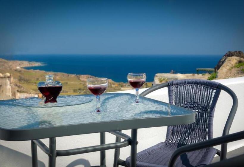 اتاق لوکس با چشم‌انداز دریا, Pancratium Villas & Suites