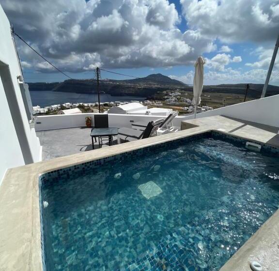 اتاق لوکس با چشم‌انداز دریا, Pancratium Villas & Suites