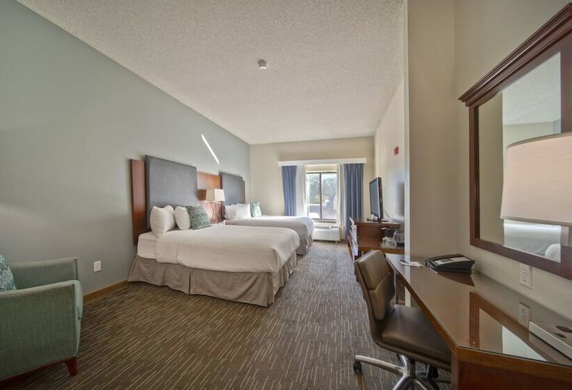 带2个双人床的标准工作室, Wingate By Wyndham And Williamson Conference Center