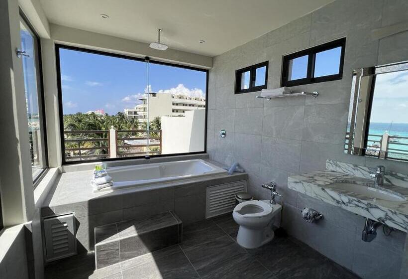 شقة غرفة واحدة مطلة على البحر, Cuxos Hotel Beachfront