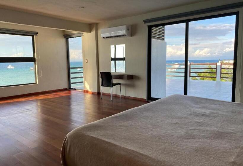 شقة غرفة واحدة مطلة على البحر, Cuxos Hotel Beachfront