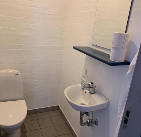 غرفة عائلية حمام مشترك, Danhostel Fjaltring