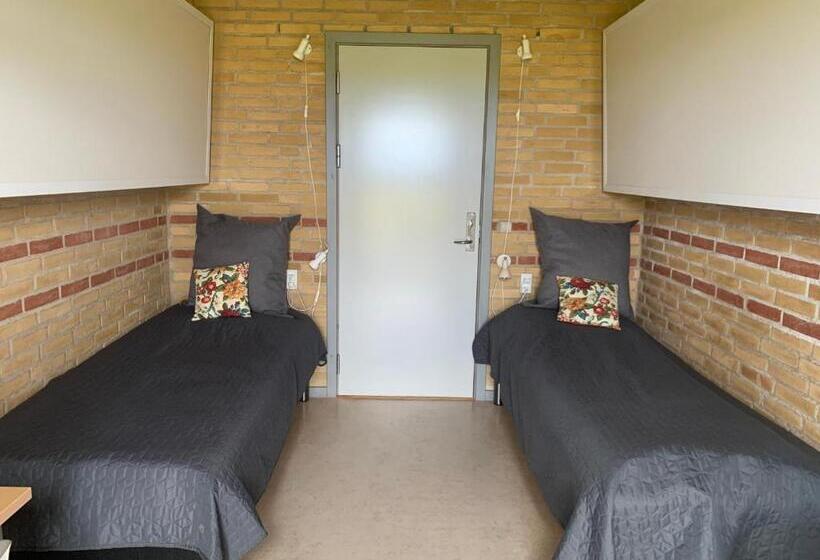 غرفة عائلية حمام مشترك, Danhostel Fjaltring