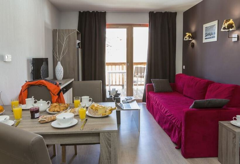 Appartamento 2 Camere da Letto, Résidence Prestige Odalys Front de Neige