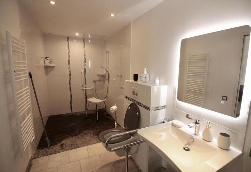 适合残疾人使用的标准间, Chambre Pomme Cannelle Premium Aux Portes De Bayeux Normandie 2 Pers