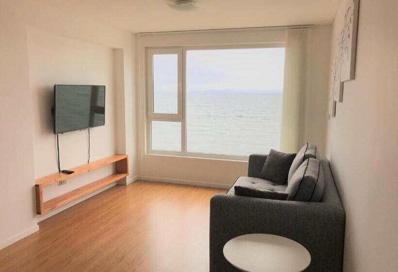 آپارتمان 1 خوابه با چشم‌انداز دریا, De La Costa Apartamentos