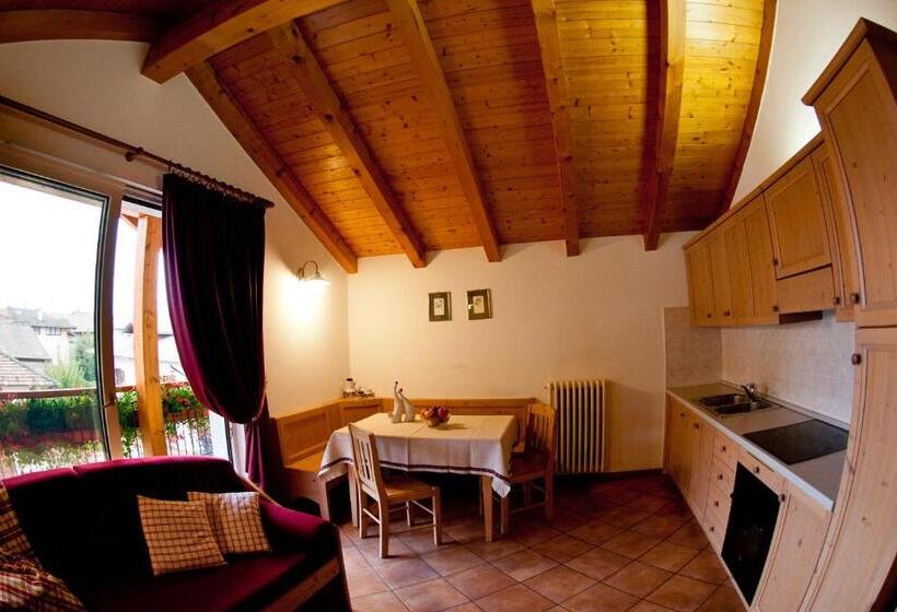 带1个卧室的公寓, Agritur Renetta
