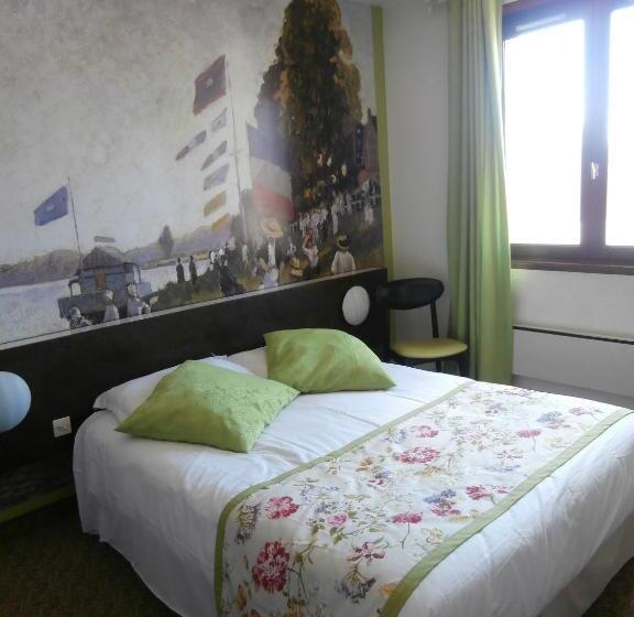 اتاق استاندارد یک نفره, Le Merle Blanc Hôtel Logis