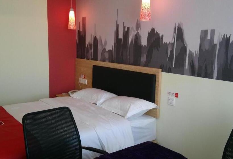 Номер Стандарт, Thank Inn Chain Hotel Jiangxi Fuzhou Linchuan District Laowuhuang Palace Bus Station