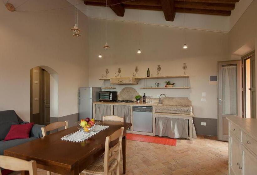 ２ベッドルームデラックスアパートメント, Agriturismo Bio Podere Doganelle