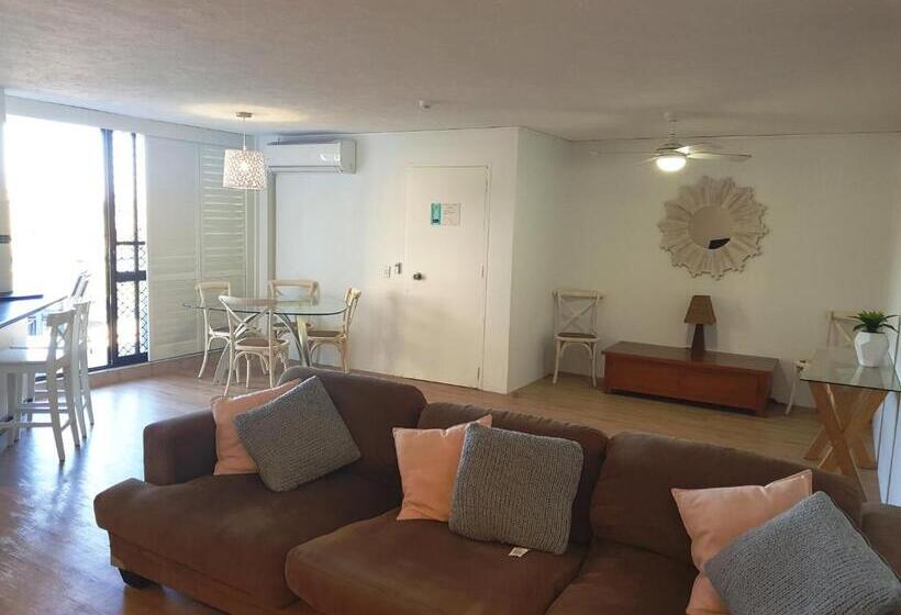 침실 2개 바다 전망 아파트, Casablanca Beachfront Apartments