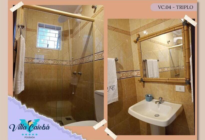 스탠다드 트리플 룸, Pousada Villa Caiobá