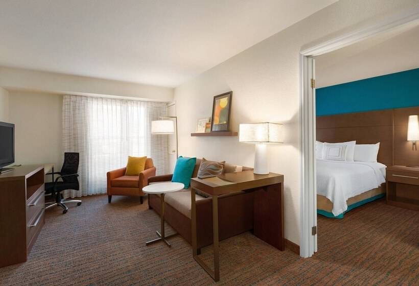 带2个卧室的套房, Residence Inn Phoenix Chandler/fashion Center