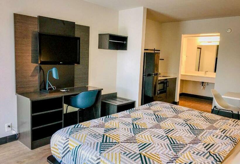 스탠다드 룸 킹사이즈 침대, Studio 6 Dublin, Ga