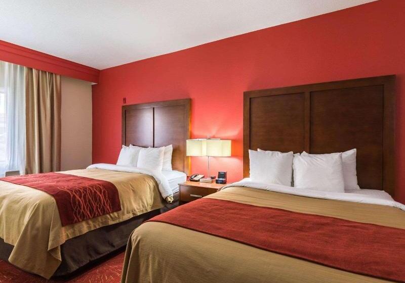 带大床的标准间, Econo Lodge Inn & Suites East Houston I10