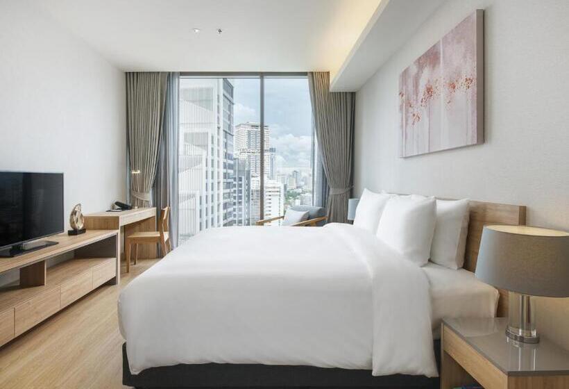 آپارتمان لوکس 1 خوابه, Oakwood Suites Bangkok