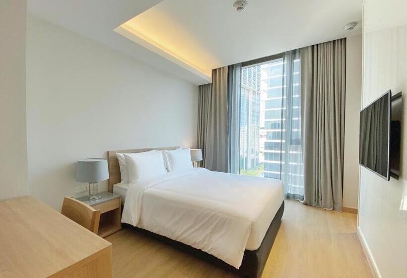 آپارتمان لوکس 2 خوابه, Oakwood Suites Bangkok