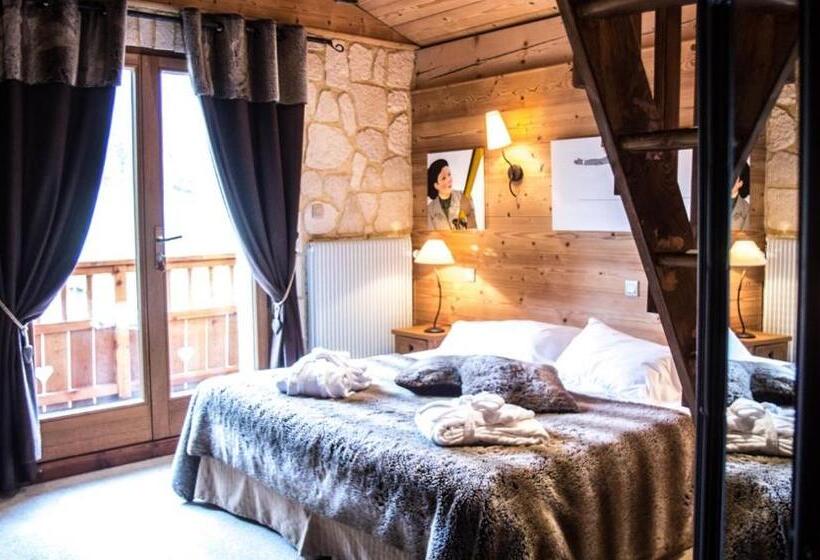 패밀리 룸 산 전망, Hôtel Chalet Alpage