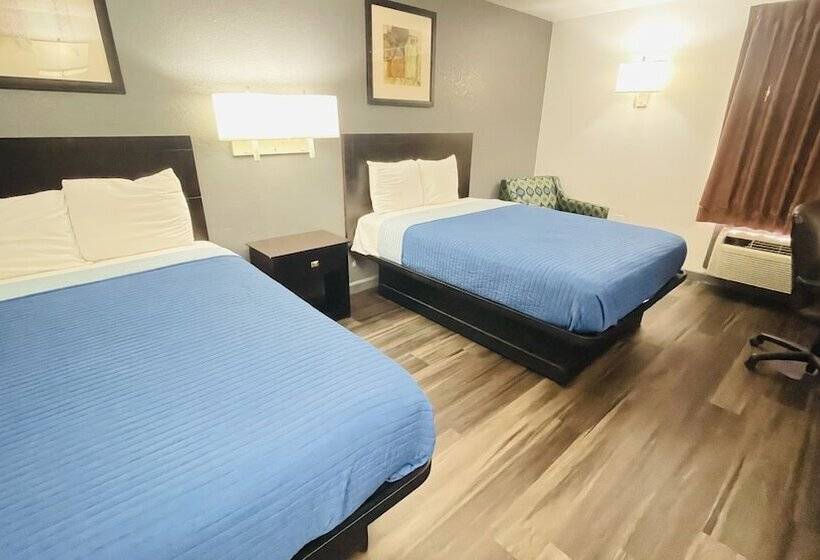 Номер Стандарт 2 Двуспальные Кровати, Americas Best Value Inn Pinckneyville