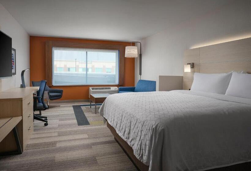 带大床的行政房间, Holiday Inn Express & Suites   Lockport, An Ihg