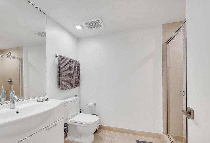 침실 1개 바다 전망 아파트, Penthouse 2br Icon Whotel Brickell Miami