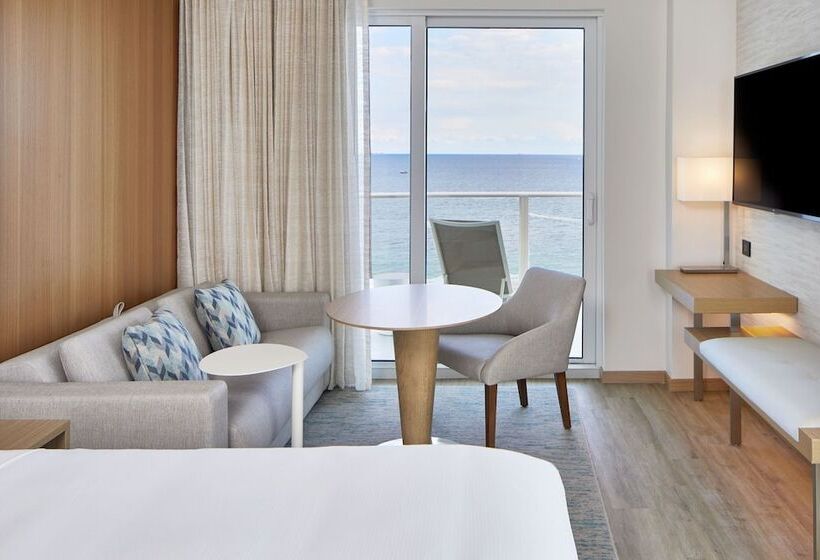 스탠다드 룸 더블 침대 바다 전망, Ac Hotel By Marriott Fort Lauderdale Beach