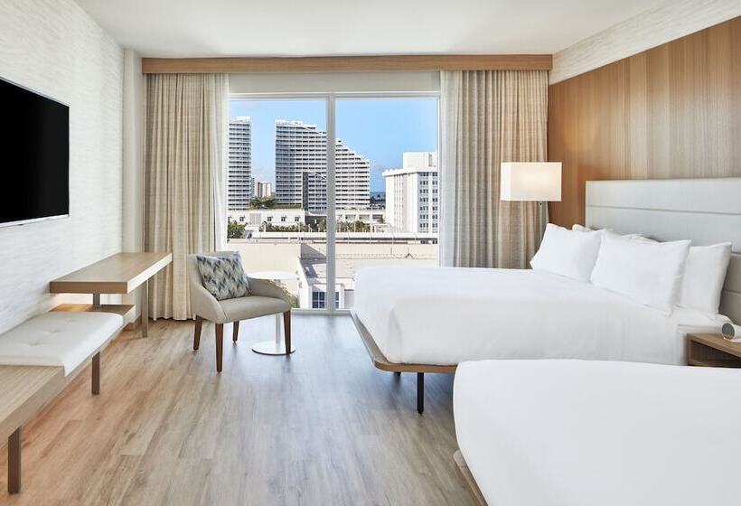 스탠다드 룸 더블 침대 2개, Ac Hotel By Marriott Fort Lauderdale Beach