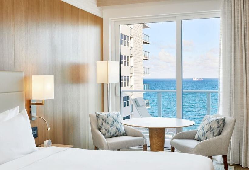 스탠다드 룸 더블 침대 바다 전망, Ac Hotel By Marriott Fort Lauderdale Beach