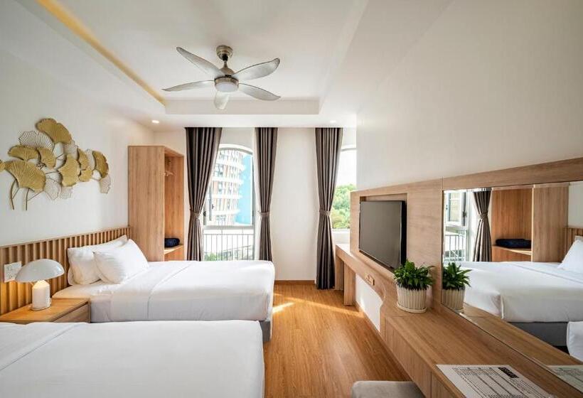 اتاق لوکس با چشم‌انداز شهر, Ann Hotel & Spa Khem Beach Pq