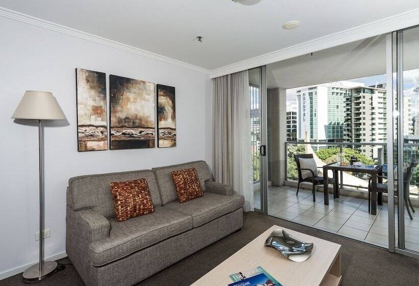Апартаменты 1 Спальня, Oaks Brisbane Lexicon Suites