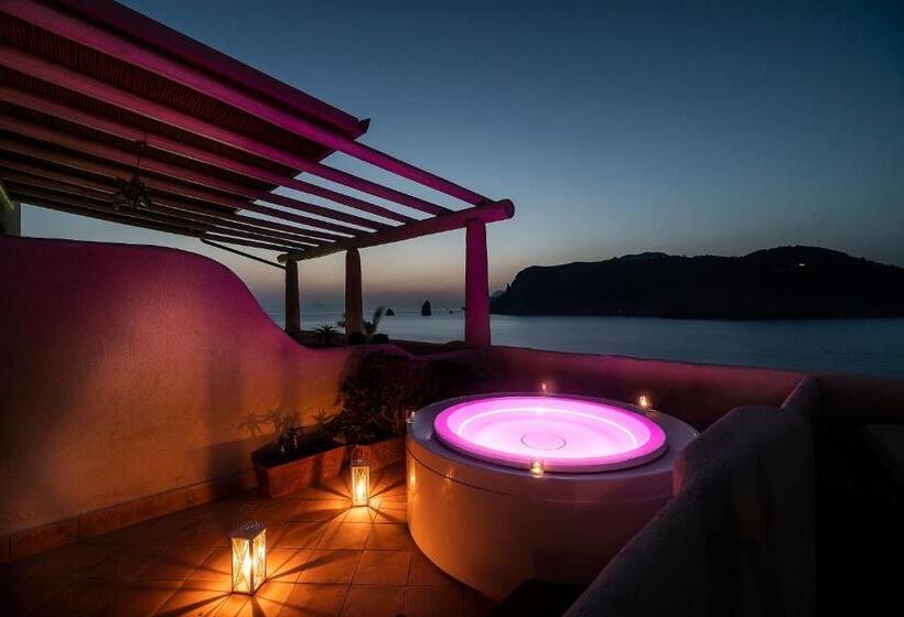 Superior Room with Terrace, Therasia Resort Sea And Spa   The Leading Hotels Of The World