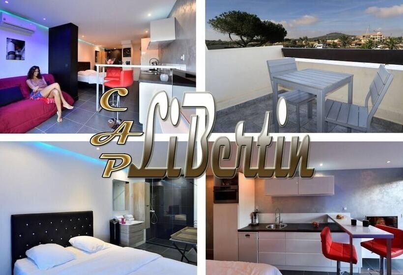 Студия Deluxe, Studio Village Naturiste Hôtel Restaurant Libertin Cap D Agde