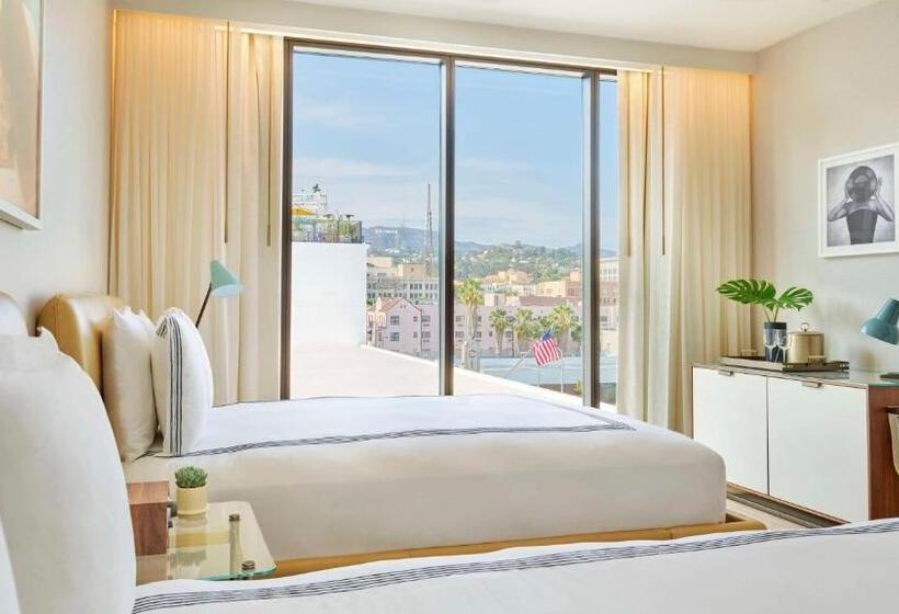 غرفة قياسية ذات إطلالة, Thompson Hollywood, By Hyatt