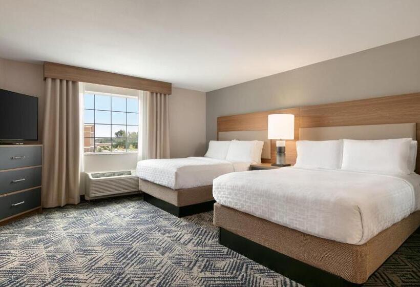 带四张床的标准工作室, Candlewood Suites   Asheville Downtown, An Ihg
