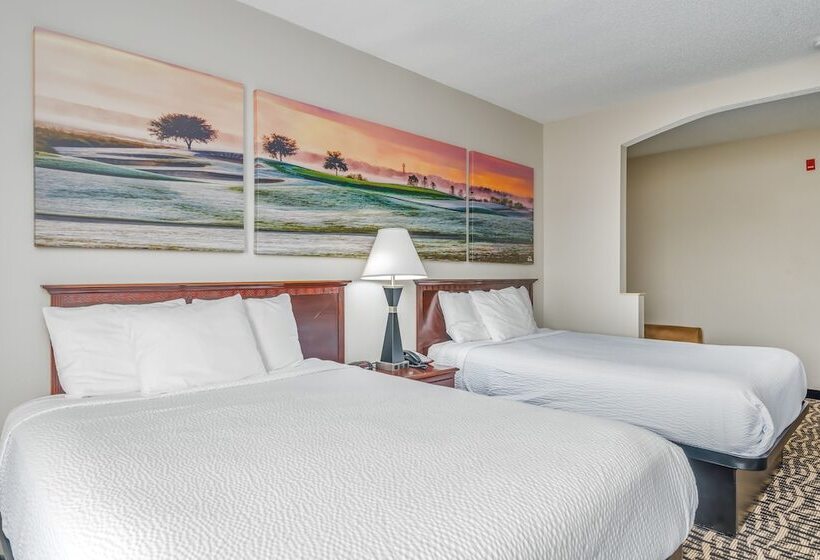 带2个双人床的标准工作室, Days Inn By Wyndham Coliseum Montgomery Al