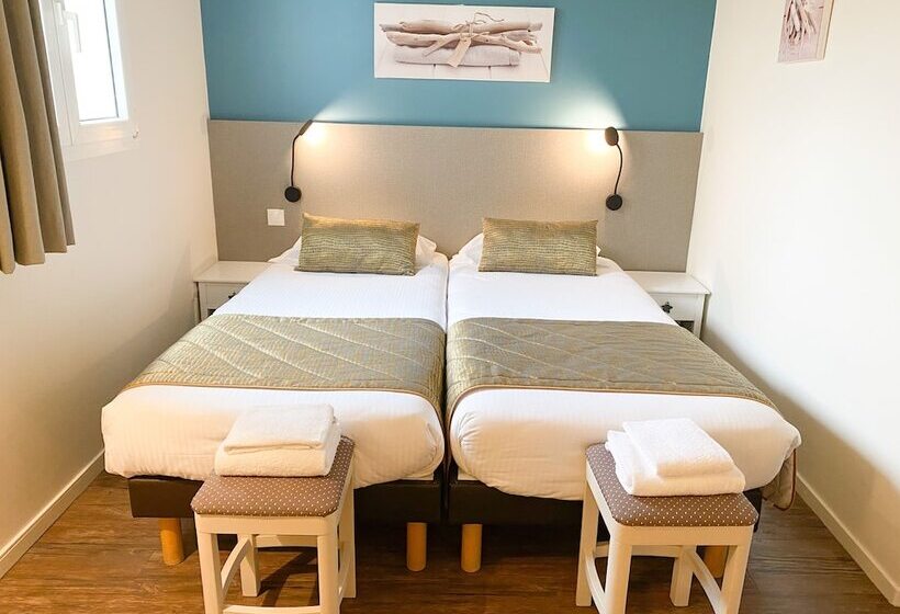 Семейный Номер, Hôtel Restaurant Le Grand Large   Face à La Plage   Ile De Ré