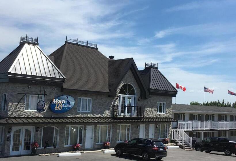 חדר סטנדרט לארבעה נוף לים, Motel Vue Belvédère