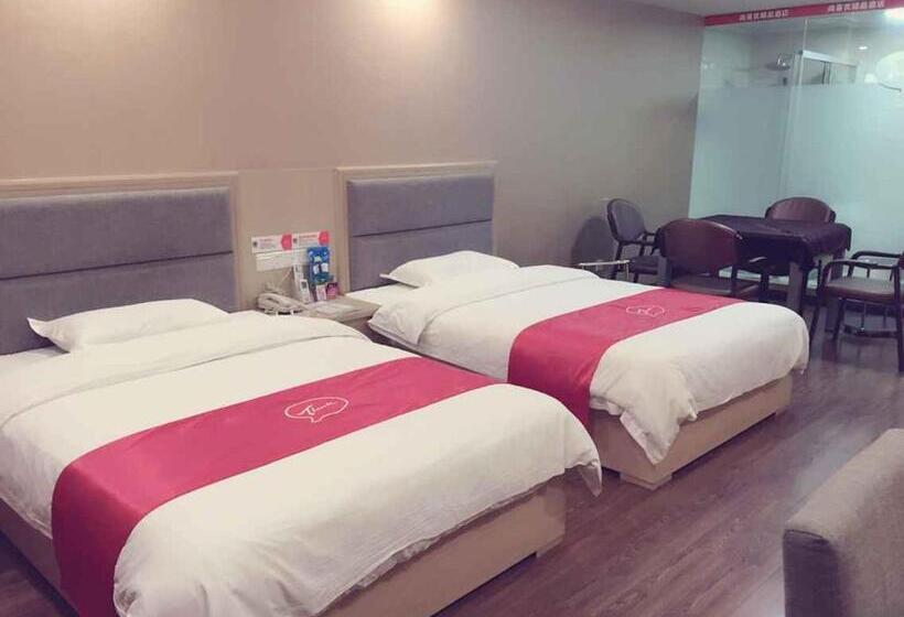 Номер Стандарт, Thank Inn Chain Hotel Jiangxi Ganzhou Ningdu South 3rd Ring Road