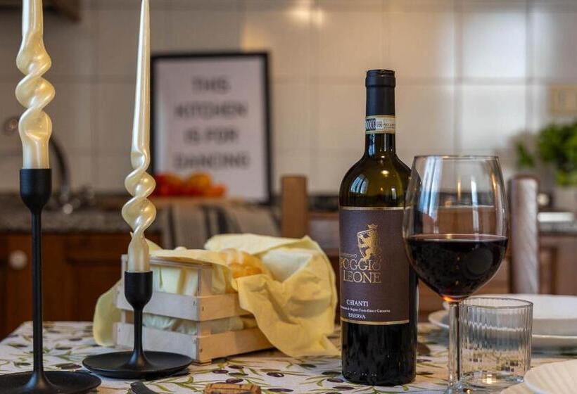 Апартаменты 1 Спальня Нижний Этаж, Agriturismo E Maneggio Poggio Leone