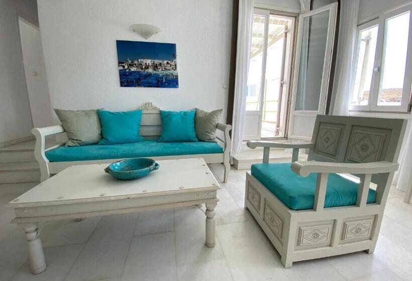 Апартаменты 1 Спальня Боковой Вид на Море, Anthos Apartments