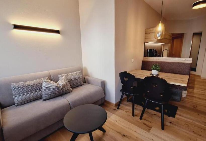 带1个卧室带花园景观的公寓, Alpenspitz Appartements   Garni   B&b