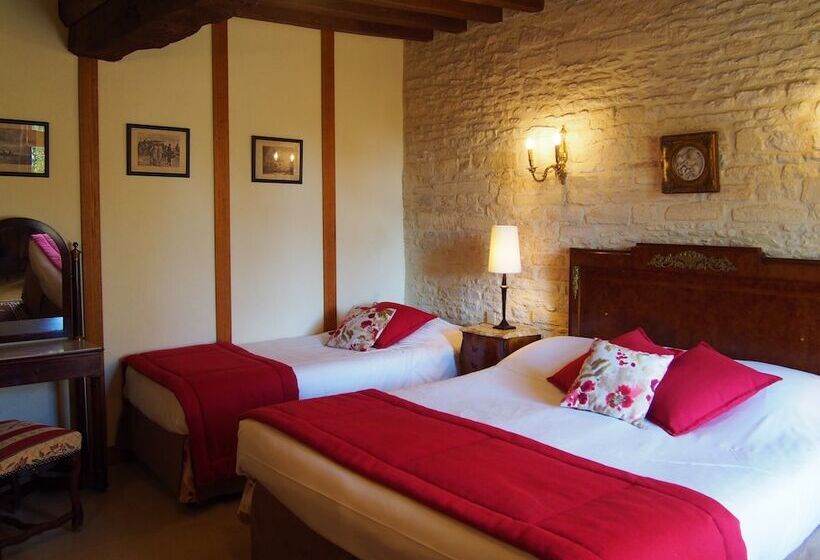 高级三人间, Hôtel Le Manoir De Mathan Crépon à La Campagne 5 Mn D Arromanches Et 10 Mn De Bayeux