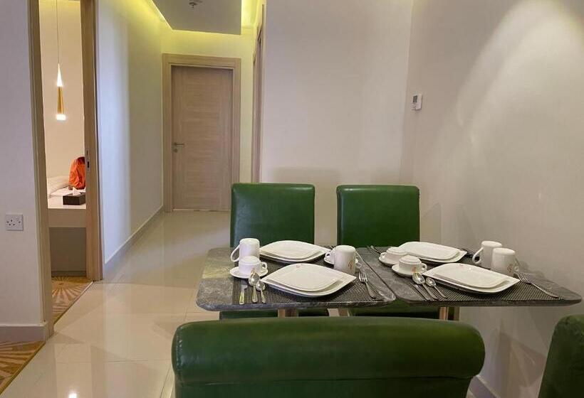 آپارتمان لوکس 1 خوابه, Wahaj Boulevard Hotel Apartmentوهج بوليفارد للشقق الفندقية