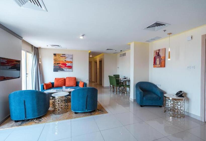 آپارتمان لوکس 1 خوابه, Wahaj Boulevard Hotel Apartmentوهج بوليفارد للشقق الفندقية