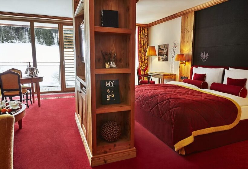 디럭스 주니어 스위트, Kempinski Hotel Das Tirol