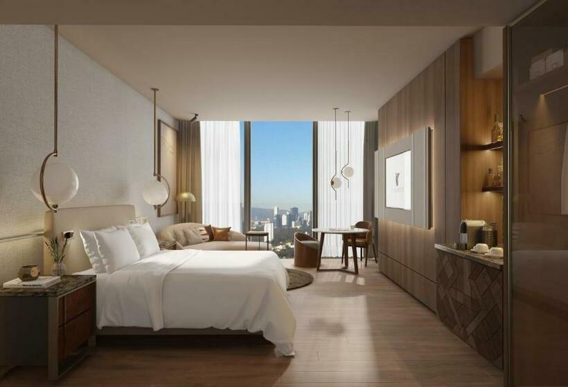 带城市景观和大床的豪华房间, Jw Marriott Hotel Guadalajara